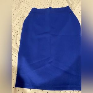 Blue skirt midi